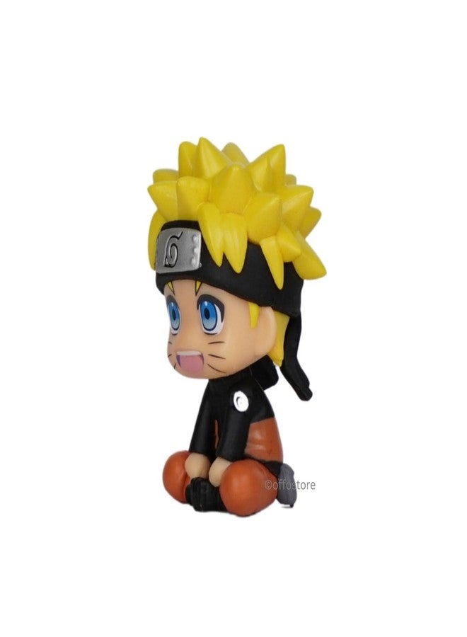 Offo Naruto Sitting Mini Action Figure - Limited Edition Anime Collectible for Car Dashboard, Office Desk, Shelf & Home Decor | Premium PVC Gift for Kids, Teens, and Anime Fans - Image 4